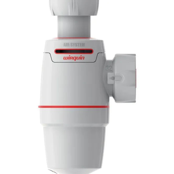 Kit raccordement évier Ø40 – Siphon + raccords + colle